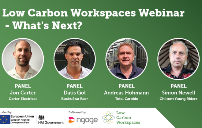 Low Carbon Workspaces - What's Next?