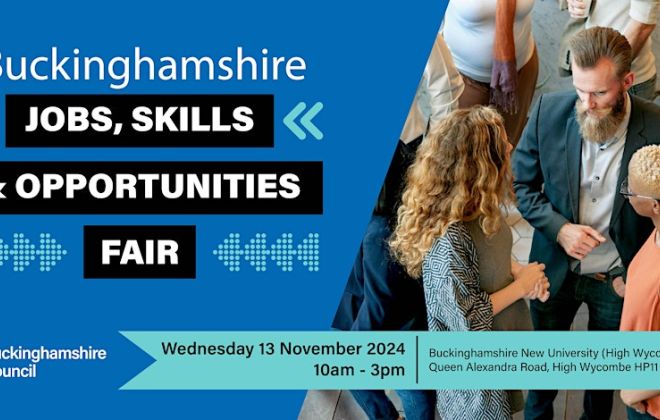 Buckinghamshire Jobs, Skills & Opportunities Fair 2024