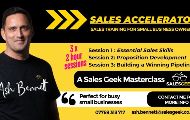 Sales Accelerator | 3 x 2 hr Essential Workshops for Small Business Owners