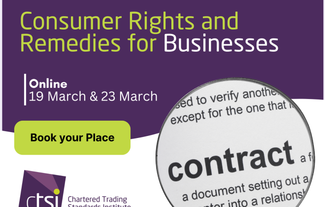 FREE Course: Consumer Rights and Remedies for Business - 23rd March 2026