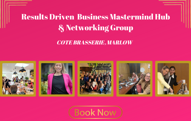 Women Founders - Join us for our in-person business networking and mastermind event in Marlow
