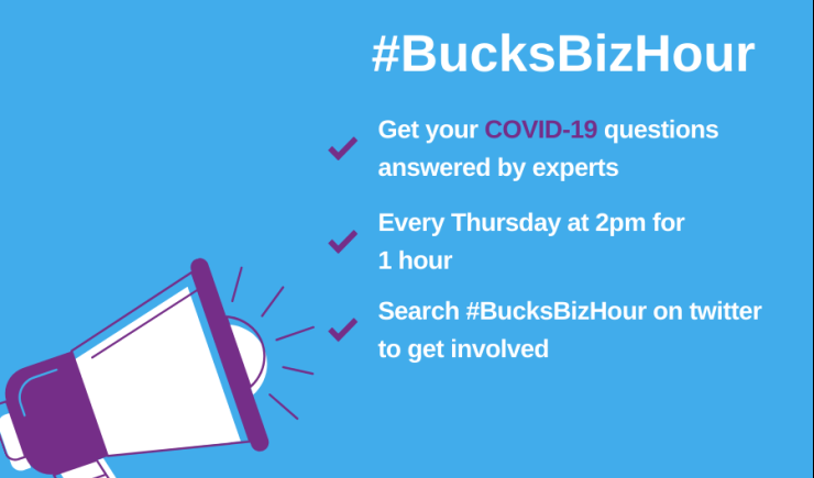 #BucksBizHour - Covid-19 Twitter Q&A - 9 April