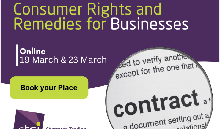 FREE Course: Consumer Rights and Remedies for Business - 19th March 2026