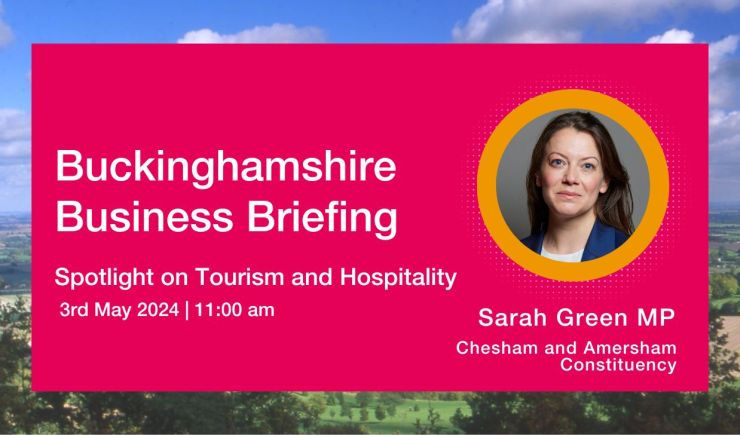 Business Briefing with Sarah Green MP - Spotlight on Tourism and Hospitality
