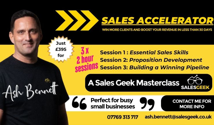 Sales Accelerator | 3 x 2 hr Essential Workshops for Small Business Owners