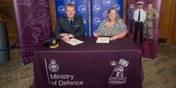 Bucks Business First proudly signs the Armed Forces Covenant